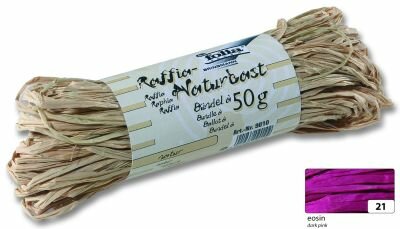 Naturbast Raffia 50g Eosin