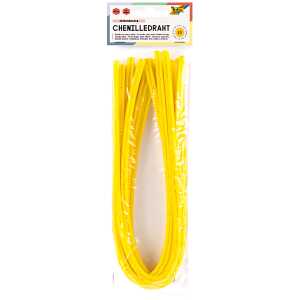 Chenilledraht 10ST zit.gelb FOLIA 77812