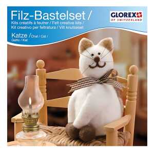 Filz-Creativ-Set Katze 14 x 7cm