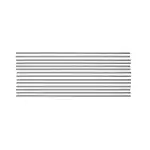 Verzierwachsstreifen 14Stück, 200x2mm, silber -...