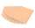 Tonzeichenpapier 50x70cm Apricose mit EAN,130g