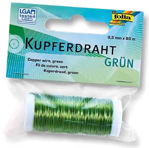 MAX BRINGMANN Kupferdraht 0,3mm x 80m grün