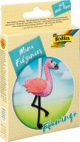 Mini Filznähset Flamingo 11-teilig