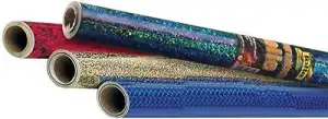 Holographische Folien Magic in silber 40cm x 1m