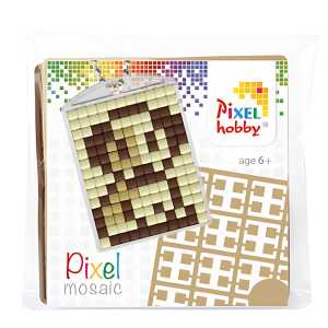 PRACHT Pixel Schlüsselring Set Hund