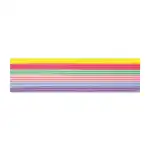 Verzierwachsstreifen 6x3St., 200x2mm, pastell