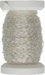 GLOREX Effektdraht silber 0,25mm 60m