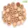 Holzperlen FSC100% 10mm orange-mix, 47 Stück