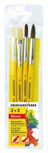 Eberhard Faber Borsten- u. Haarpinselset 4er