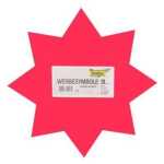 Werbe-Stern 35cm 20 Stück Leuchtrot