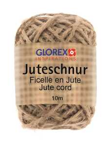 GLOREX Juteschnur hellbraun 10m
