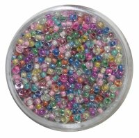 Rocailles 2,6mm, 17g Mix Farbeinzug