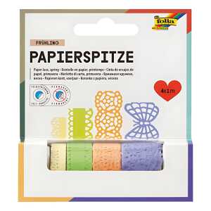 Papierbordüren Butterfly selbstklebend, 4 Rollen - 4x1m