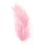 GLOREX Marabufedern ca.15 Stück Rosa