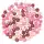 Holzperlen FSC100% 8 mm rosa-mix, 80 Stück
