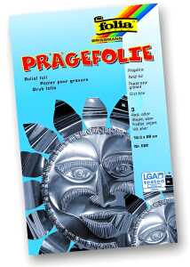 Prägefolie Mappe silber FOLIA 522 19x30 cm 3BL