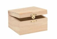 Holzbox rechteck. FSC-Mix 12,5x11,5x7,5cm