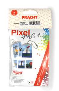 Pixel Spaß 4 klein 2 Medaillons mit Kette