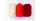 GLOREX Schafwolle 3 x 10g Rot-Mix