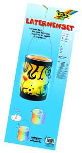 Laterne Bastelset Regenbogen FOLIA 996