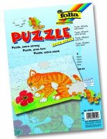 Puzzle zum Bemalen Folia A4, 48-teilig