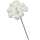 GLOREX Diorröschen 12 Blüten weiss