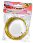 Basteldraht Alu gold FOLIA 79665 2mm 5m
