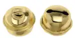 Rollenglöckchen gold 12 mm, 10 Stück