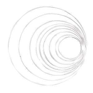 Metallring 15 cm weiss 7610877473185
