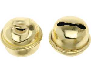 Rollenglöckchen gold 18 mm, 8 Stück