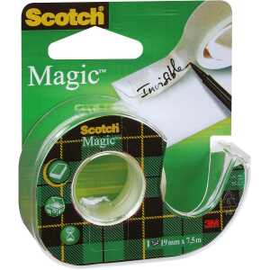 Scotch Magic Klebeband unsichtbar,19mmx7,5m - im Handabroller