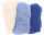 GLOREX Schafwolle 3 x 10g Blau-Mix
