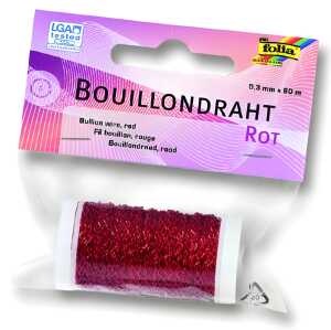 MAX BRINGMANN Bouillondraht rot 0,3mm x 60m