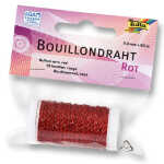 MAX BRINGMANN Bouillondraht rot 0,3mm x 60m