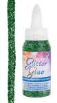 Glitterglue Flasche 60ml Dosierverschluss grün