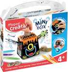 Spardose MINI BOX aus Samtpapier bemalen