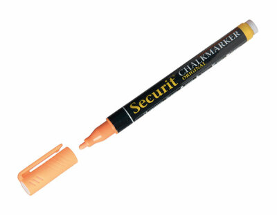 Securit Kreidemarker 100 Orange 1-2 mm