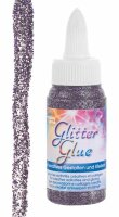 Glitterglue Flasche 60ml Dosierverschluss lavendel