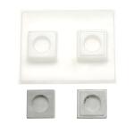 Giessform Tellichthalter quadratisch 7x7cm