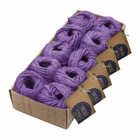 Jutekordel Uni 15mx3mm lavendel - Hotex, - Bestellung nur...