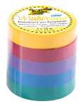 Washi Tapes 10mm x 10m Colour Basic 5 Farben Klebeband...