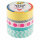 Washi Tapes 10m Neon Pink 5 Motive - Klebeband aus Reispapier, von Hand abreißbar, säurefrei, - 2 Rollen 15mmx10m, 1 Rolle 10mmx10m, 2 Rollen 5mmx10m, Folia