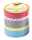 Washi Tapes 10m Neon Gelb 5 Motive - Klebeband aus Reispapier,