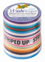 Washi Tapes 10m Strip Neon II 3er Set - Klebeband aus...