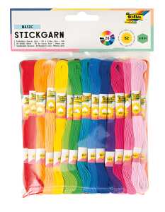 Bastelset Stickgarn 52ST FOLIA 23991 52x8m