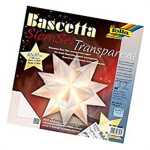 Bastel-Set Bascetta-Stern 30x30cm 32 Blatt weiß