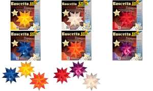 Bastelset Bascetta Stern rot FOLIA 820/2020 20x20cm