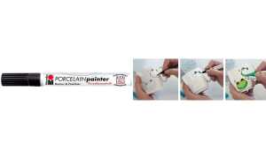 Porzellanmalstift 1mm schwarz MARABU 0123 11 073 Kontur