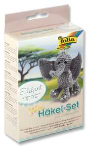 MAX BRINGMANN Mini-Häkelset Elefant