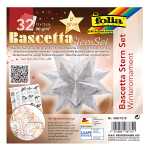 Bascetta Stern Set 15x15cm,32Bl.Ornam.we/kup